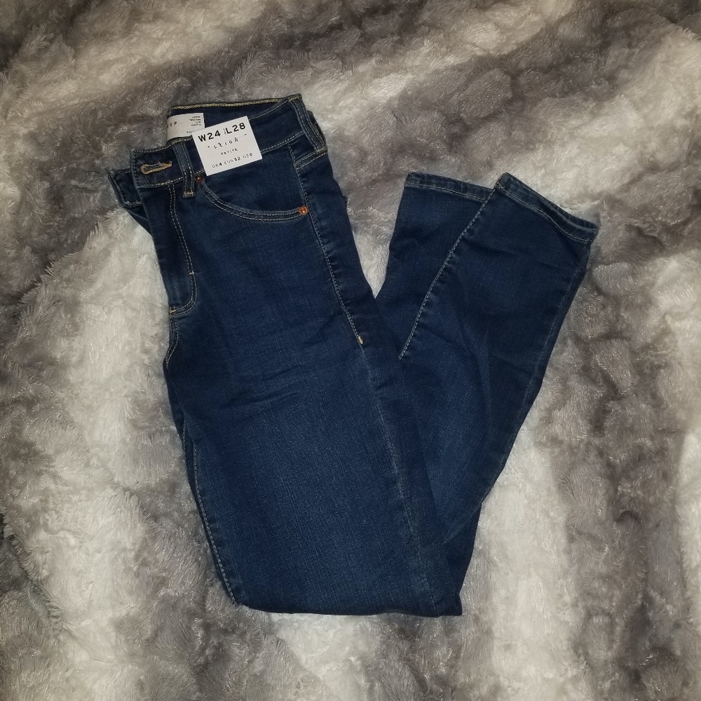 Topshop PETITE Indigo Leigh Jeans OP